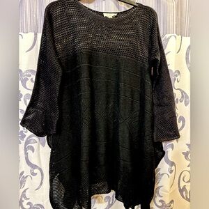 EUC Ciel USA‎ Women's Black Bohemian Sweater Size Small